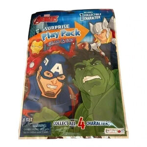 MARVEL AVENCERS COLLECT ALL FOUR CHARACTERS PLAY PACK